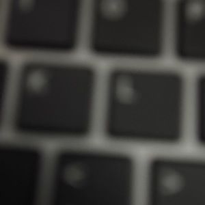 Sleek Black Laptop Keyboard
